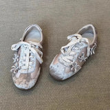 KYLETHOMASW  -  Retro Style Women's Casual Shoes Increased Height Malcolm Deqin Spring New Arrival Comfortable Breathable Mesh Lined Rubber Sole