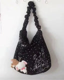 KYLETHOMASW  -  Y2k Polka Dot Print Tote Bags for Woman Large-capacity Shopping Sac Femme Shoulder Underarm Bag Bolsos mujer Bolsas Bolsa