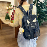 KYLETHOMASW  -  Satr Ita Bag Sweet Cool Mochila Student Mochilas Mujer Korean Style Backpack Daily Commute Bolsas Feminina Bags for Woman