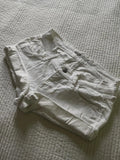KYLETHOMASW  -  Y2K American Harajuku Shorts Simple Pocket Retro White Curled Super Shorts Hot Girl Summer Low Waist Simple White Denim Shorts