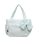 KYLETHOMASW  -  Lightweight Commuting Tote Bag Bow Versatile Shoulder Bags for College Students