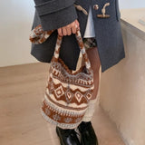 KYLETHOMASW  -  Lamb Wool Kawaii Vintage Harajuku Crossbody Bag Sweet Y2k Aesthetic All Match Handbags Casual Fashion Grunge Shoulder Bags Women