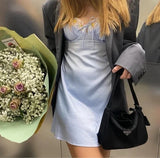 KYLETHOMASW  -  layered ruffle women Dress ruched beige floral party dress puff sleeves ribbon ties chic summer dress new