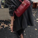 KYLETHOMASW  -  Winter Small PU Leather Square Handbags and Purses Women's Underarm Bag Trend Brand Solid Color Shoulder Bags