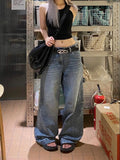 Kylethomasw  Woman Oversize Jeans Baggy Denim Low Waist Pants Wide Leg Cute Core Baddie Style New Trend  Aesthetics Japanese Fashion Ins