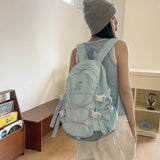 KYLETHOMASW  -  School Bag Aesthetic Students Backbag Large Capacity Knapsack Teenagers Versatile Bookbag Kawaii College Rucksack Daily Backpack