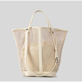 KYLETHOMASW  -  Brand Mesh Bucket Tote Bag Hollow Vegetable Basket Handbag Large Capacity Shoulder Messenger Bag Underarm Bag Fashion Women' Bag