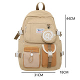 Kylethomasw Middle School Bags for Teenagers Girls Boys College Student Backpack Women Nylon Korean Back Pack