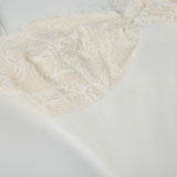 KYLETHOMASW  -  Solid Lace Spliced A-Line Women Mini Dresses Backless Design Sexy Fashion New Summer Hottie Dresses