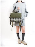 KYLETHOMASW  -  Women Y2k Aesthetic Kawaii Sweet Backpacks Contrast Color Plaid 16 Inch Laptop Bags Fashion Casual Preppy Schoolbags Japanese
