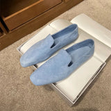 KYLETHOMASW  -  Loafers Women's 2025 Comfortable Commuter Shoes Casual Flats Walking  Fashion Schoenen Dames Sliders Square Head Flat Sho