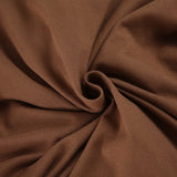 KYLETHOMASW  -  Socialite temperament retro brown V-neck lace ruffle slim fit long sleeved autumn slimming top with flared sleeves inside