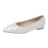 KYLETHOMASW  -  Fashion Pointed Toe Women Flats with Shoes Soft Butterfly-Knot Female Slip on Footwear Shallow Ladies Flats Shoes