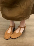 KYLETHOMASW  -  Women Heels Sandals Elegant Summer Woman Shoes 2025 Casual Dress Chunky Shoes Sexy Slippers Walking Comfort Mujer De Sandalias
