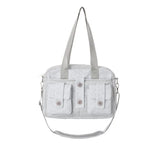 KYLETHOMASW  -  Harajuku Grey Casual Handbag Women High Street Pocket Chic Y2k Shoulder Bags Purse Female Retro Crossbody Bags Aesthetic