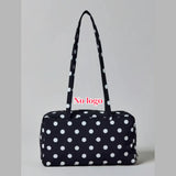 KYLETHOMASW  -  Nylon Bowler Bag, Regular Shoulder Bag, Top Handle Tote Bag with Key Leash, Simple Casual Commuter Work Bag, New Fashionable Han