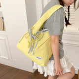 KYLETHOMASW  -  Women Soft Nylon Large Capacity Tote Bag Casual Fashion Hobo Shoulder Purse Summer New Female Simple Trend Y2K Handbags