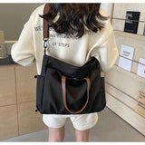 KYLETHOMASW  -  Women's Multi-Pocket Handheld Tote Bag, Simple And Fashionable Shoulder Crossbody Bag, Lightweight And Foldable Shoulder Bag