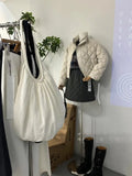 KYLETHOMASW  -  Niche Design Pleated Single Shoulder Large Capacity Casual Versatile Tote Handbag Women Underarm Bags