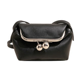 KYLETHOMASW  -  Women's Small PU Leather Clasp Crossbody Bag Retro Daily Dating Party Shoulder Bags New Trend Solid Handbags and Purses
