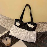 KYLETHOMASW  -  Polka Dot Daily Tote Bag Underarm Shoulder Bags Teenage Girls Bolsos mujer Large Capaci Bolsa Canvas Bolso Commuter Sac Femme