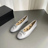 KYLETHOMASW  -  New Knot Flat Bot Single Shoes Women's Slip-On Ballet Shoes Mary Janes Spring and Autumn Casual Fashion Footwear
