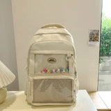 KYLETHOMASW  -  Cute Girl Small Appetite Transparent Ita Bag Female Korean All-match Students' Transparent Display Large-capacity Shoulder Bags