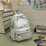 KYLETHOMASW  -  Colorful Wave Point Mochilas Mujer Fresh Teenage Girls Mochila Student Ita Bag Transparent Bolsas Ins Backpack Bags for Woman