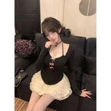 KYLETHOMASW  -  New in Matching Set Blue New Two Piece Set Matching Set New Products Holiday Outfits Woman Lolita Suit with Skirt Y2K Clothes