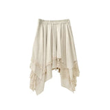 KYLETHOMASW  -  Young Women Maxi Skirt Vintage Summer High Waist A Line Victorian Long Skirt Steampunk Gothic Ruffled Hem Pleated Party Skirts