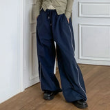 KYLETHOMASW  -  Y2K Vintage Women's Baggy Sweatpants Low Rise Loose Casual Pants Elastic Waist Streetwear Aesthetic Straight Leg Trousers Fall