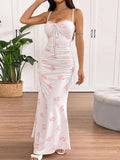 KYLETHOMASW  -  New Women Dress Sexy Backless Sleeveless Sling Dresses Summer Streetwear Fashion Print Elegant Lady Casual Slim Dresses Clothing