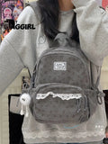 KYLETHOMASW  -  Lace Bow Polka Dot Bag Student Mochila Large Capacity Mochilas Mujer Backpack School Bolsas Feminina Corduroy Bags for Woman