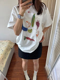 KYLETHOMASW  -  Japanese China-Chic Student Short Sleeved T-shirt Women Summer Loose Cool Cute Versatile Thin Shirt Ins