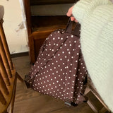 KYLETHOMASW  -  Polka Dot Bag Large Capaci Travel Mochila Zipper Mochilas Mujer Daily Using Backpacks Backpack Outdoors Bolsas Feminina