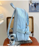 KYLETHOMASW  -  Denim Ita Mochila High Capacity Mochilas Mujer Student Daily Commute Backpack Spacious Durable Bag New Bolsa Feminina