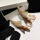 KYLETHOMASW  -  Summer Wedges Heel Fashion Women Sandals Casual Hollow Out Breathable Ladies Cover Toe Sandalias