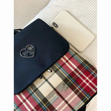 KYLETHOMASW  -  Spice Girl Plaid Backpack Casual Large Capacity Sweet Y2K College Style All-match Backpacks