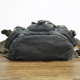 Kylethomasw Retro Female Casual School Bag Harajuku Vintage Denim Backpack Women Letter Embroidery Backpacks Y2k Aesthetic