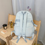 KYLETHOMASW  -  Women's Large Capacity Drawstring Backpack Female Fresh Aesthetic Daily School Book Bag New Fashion Trend Back Pack