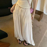 KYLETHOMASW  -  Solid Spring Summer Women Pants Thin Vintage Y2k Versatile Wide Leg Trousers Korean Fashion High Waist Pantalones De Mujer
