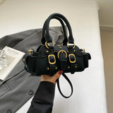 KYLETHOMASW  -  Small PU Leather Shoulder Bags for Women Luxury Designer Trend New Crossbody Bag Females Short Handle Handbags