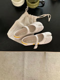 KYLETHOMASW  -  Women Summer Split Toe Ballet Casual Sole Lightweight Flats Flexible Wear Flat Shoes Plus Size Sneakers Vintage Flat Bottom Shoe