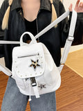 KYLETHOMASW  -  Contrast Star Mochilas Mujer Preppy Style Mochila Large Capaci Bag Drawstring Zipper Bolsas 2026 New Backpack Bags for Woman