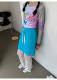 KYLETHOMASW  -  Designed Lace Mesh Pants Summer Thin Versatile Straight Pants High-waisted Hollow Floor-length Flared Trousers