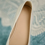 Kylethomasw  -  Women's genuine leather square toe slip-on ballet flats soft comfortable casual female espadrilles lace sweet female ballerinas