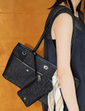 KYLETHOMASW  -  Vintage Denim Women Handbag and Purse Trend Designer Female Shoulder Bag Multi-pocket Ladies Big Totes Work Commute Underarm Bag