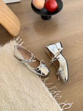 KYLETHOMASW  -  Spring Autumn Women Mary Jane Shoes Fashion Butterfly-knot Footwears Casual Low Heel Dress Street Style Loafers Ladies Footwears