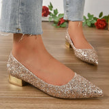 KYLETHOMASW  - Burke Glitter Pointed Toe Heels