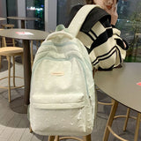 Kylethomasw Love Design Casual Backpack Women Solid Waterproof Student School Bags For Teenage Girls Cute Ladies College Backpack Rucksack